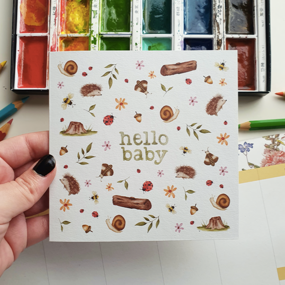 Hello Baby 'Forest Animal' Card Forest of Play