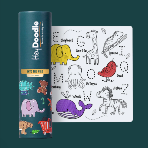 Hey Doodle Into The Wild colouring MiniMat.