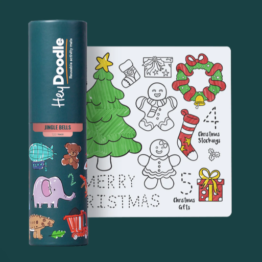 Hey Doodle Christmas Silicone Colouring Mat