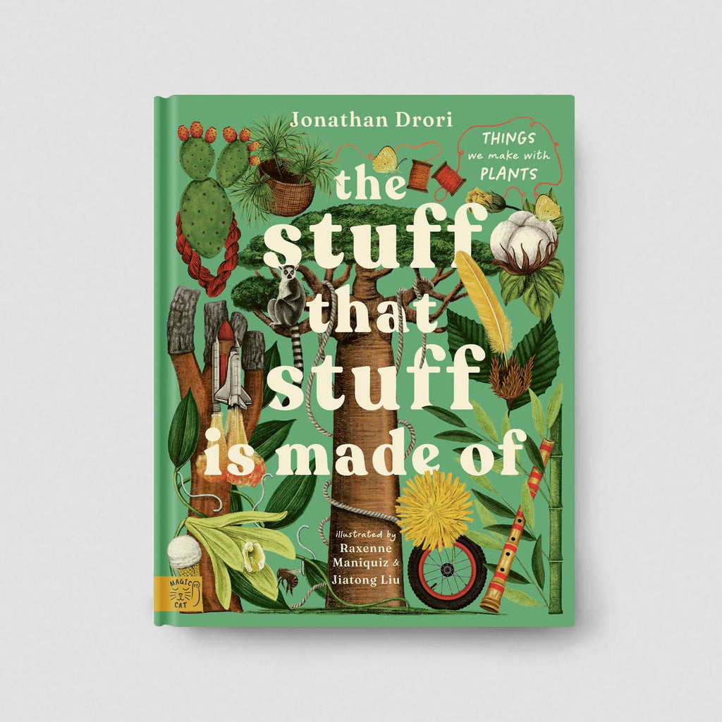 Book cover of 'The Stuff That Stuff is Made Of' by Jonathan Drori on a white background