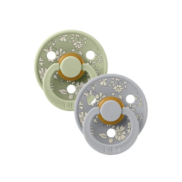 BIBS | Liberty Colour Capel/Sage Dummies - 2 PACK