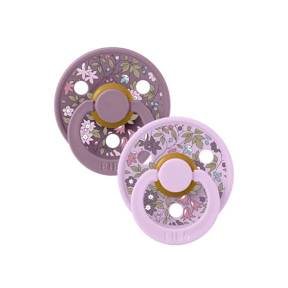 BIBS | Liberty Colour Chamomile Lawn/Violet Sky Dummies - 2 PACK