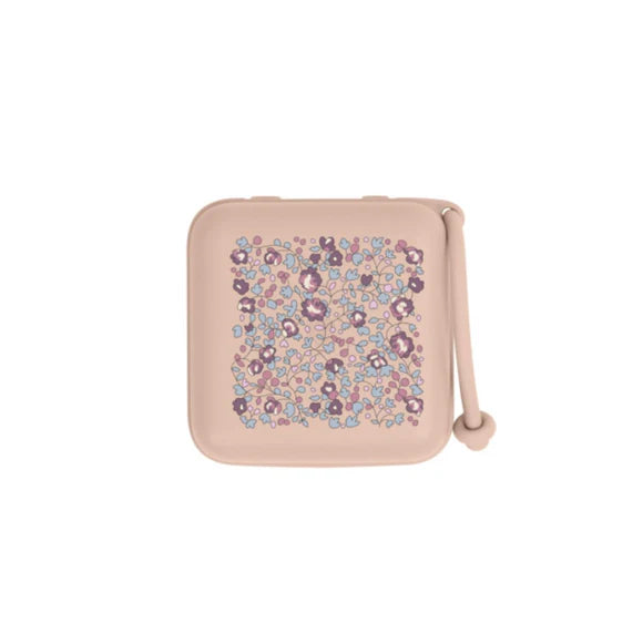 BIBS | Liberty Pacifier/Dummy Box - Eloise/Blush