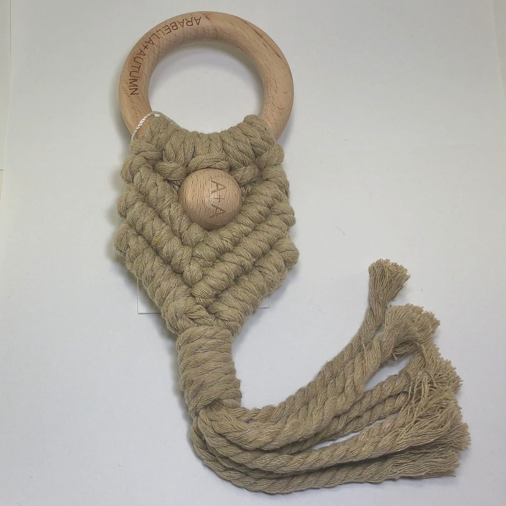 Arabella + Autumn Macrame Teether