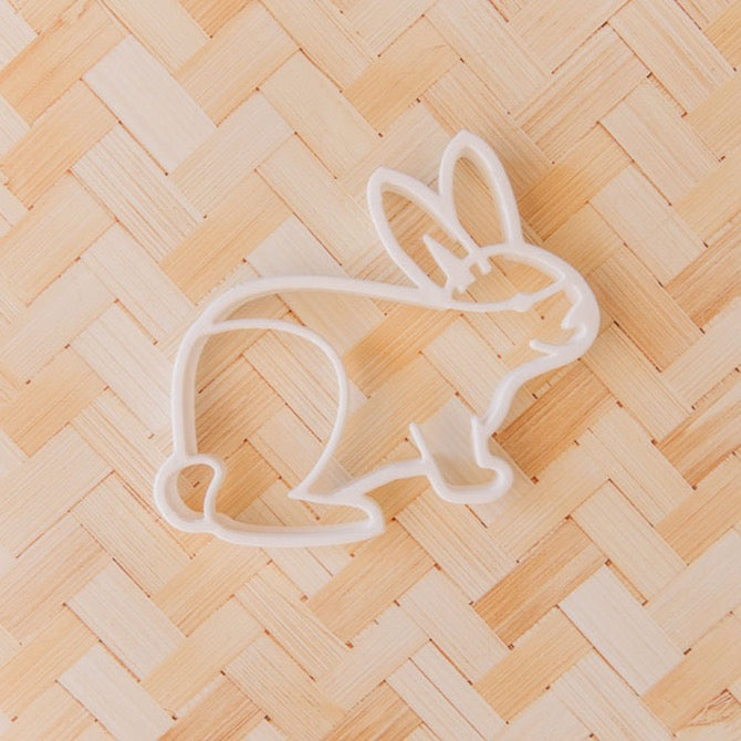 Beadie Bug Play Easter Bunny playdough bio cutter.