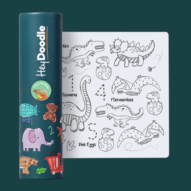 Hey Doodle DinoRoar Silicone Colouring Mat.