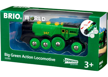 Brio - Big Green Action Locomotive boxed